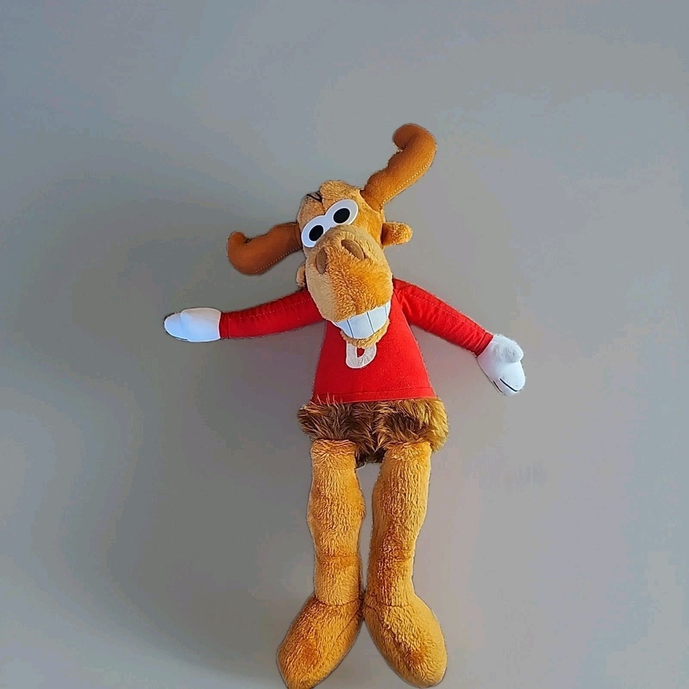 Bullwinkle‎ Moose Vintage / RARE 1991 Nanco Large Carnival Plush 26"